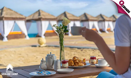 Explore the Beauty of Qatar's Desert & Sea in a Luxury 5-Star Camp at Regency Sealine Camp!